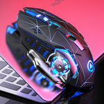 Chuột chơi game không dây YINDIAO A4 2.4GHz 1600DPI 3 chế độ điều chỉnh có thể sạc lại, im lặng (Star Black), Star Black