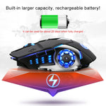 Chuột chơi game không dây YINDIAO A4 2.4GHz 1600DPI 3 chế độ điều chỉnh có thể sạc lại, im lặng (Star Black), Star Black