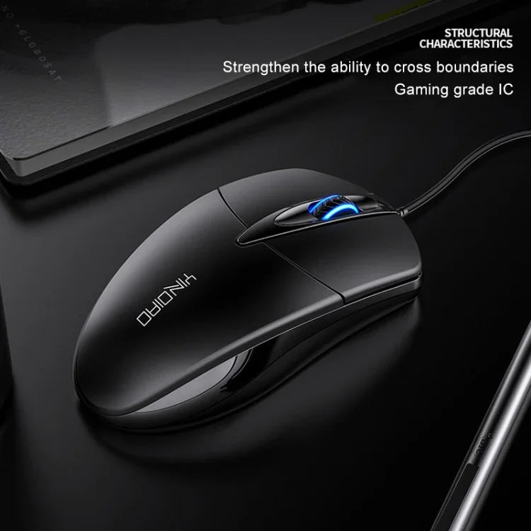 Chuột có dây YINDIAO G2 1000DPI, 3 phím, đèn RGB, dùng cho công việc