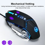 Chuột chơi game có dây GM20 3200DPI, 4 chế độ điều chỉnh, 7 phím, đèn RGB, màu đen và trắng
