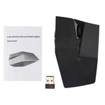 Chuột quang không dây 2.4GHz với đầu thu USB, điều chỉnh 1200 DPI cho máy tính PC và laptop