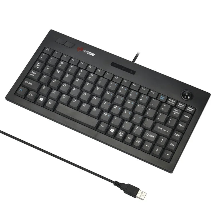 Bàn phím đa phương tiện có dây MC Saite MC-9712 với 88 phím và trackball cho Windows