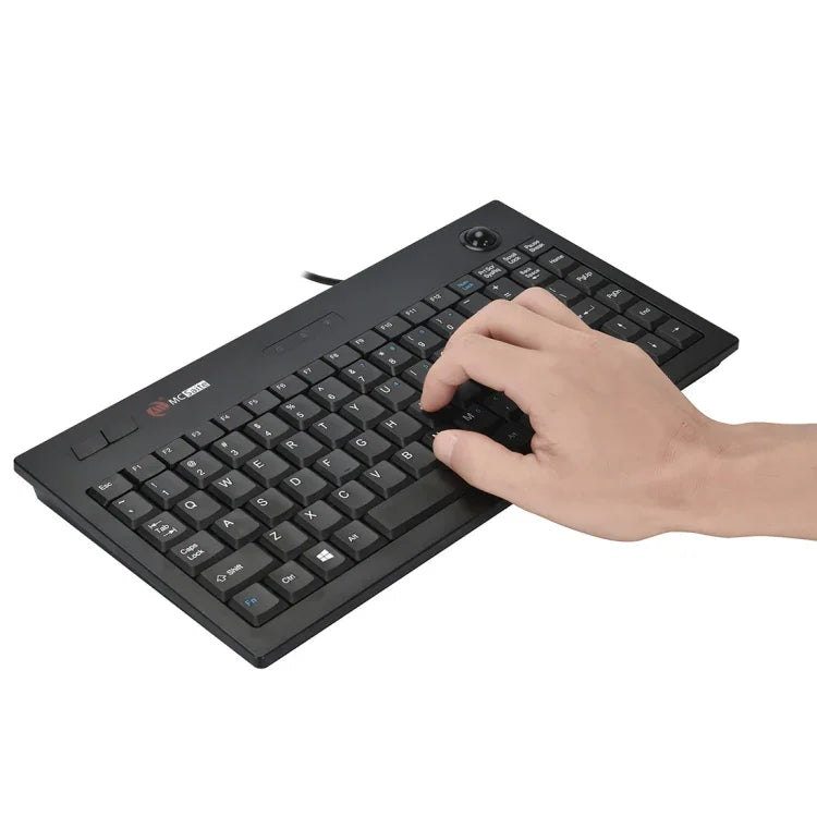 Bàn phím đa phương tiện có dây MC Saite MC-9712 với 88 phím và trackball cho Windows