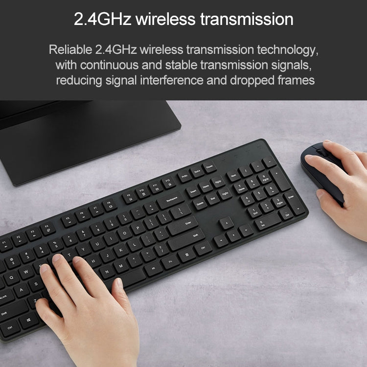 Bộ bàn phím và chuột không dây Xiaomi 2.4GHz chính hãng cho laptop và máy tính để bàn, thế hệ 2