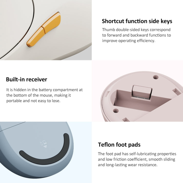 Chuột máy tính siêu mỏng Xiaomi chính hãng chế độ kép 1200DPI 3