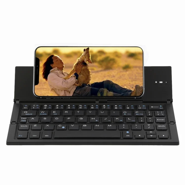 Bàn phím Bluetooth siêu mỏng gập được GK608 V3.0, Có giá đỡ tích hợp, Hỗ trợ hệ điều hành Android / iOS / Windows, GK608 (Đen), GK608 (Xám), GK608 (Vàng)