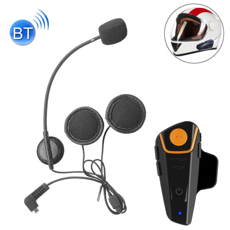 Tai nghe liên lạc Bluetooth V3.0 2.4GHz đơn BT-S2 cho mũ bảo hiểm xe máy, trả lời tự động, hỗ trợ FM, khoảng cách liên lạc đến 1000m, BT-S2 đơn