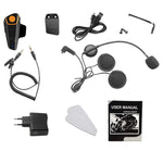 Tai nghe liên lạc Bluetooth V3.0 2.4GHz đơn BT-S2 cho mũ bảo hiểm xe máy, trả lời tự động, hỗ trợ FM, khoảng cách liên lạc đến 1000m, BT-S2 đơn