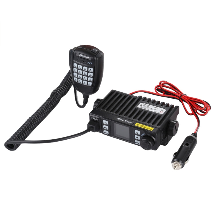 Bộ đàm di động AnyTone AT-779UV VHF / UHF hai băng tần 200 kênh 25W FM cho xe hơi