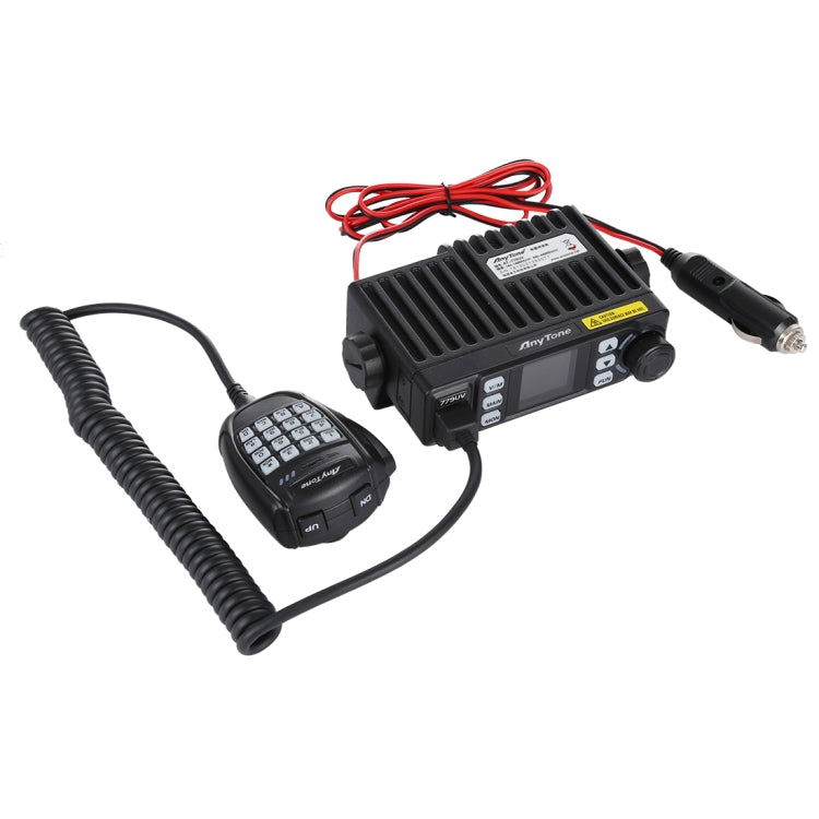 Bộ đàm di động AnyTone AT-779UV VHF / UHF hai băng tần 200 kênh 25W FM cho xe hơi