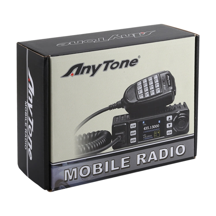 Bộ đàm di động AnyTone AT-779UV VHF / UHF hai băng tần 200 kênh 25W FM cho xe hơi