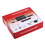 Sạc đa năng 100W cho laptop với sạc xe hơi & adapter nguồn AC & 8 adapter nguồn & 1 cổng USB cho Samsung, Sony, Asus, Acer, IBM, HP, DELL, phích cắm US