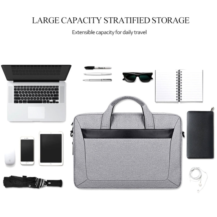 Túi Đựng Laptop Chống Thấm Nước Vải Oxford DJ06 Bền Bỉ Có Thể Mở Rộng Cho Laptop 13.3 inch, Có Dây Đeo Vai Tháo Rời, 13.3 inch