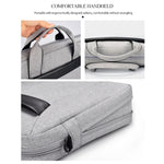 Túi đựng laptop mở rộng, chống nước, chống mài mòn bằng vải Oxford DJ06 cho laptop 15.4 inch, có dây đeo vai tháo rời, 15.4 inch