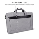 Túi đựng laptop mở rộng, chống nước, chống mài mòn bằng vải Oxford DJ06 cho laptop 15.6 inch, có dây đeo vai tháo rời, 15.6 inch