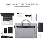 Túi đựng laptop mở rộng, chống nước, chống mài mòn bằng vải Oxford DJ06 cho laptop 15.6 inch, có dây đeo vai tháo rời, 15.6 inch