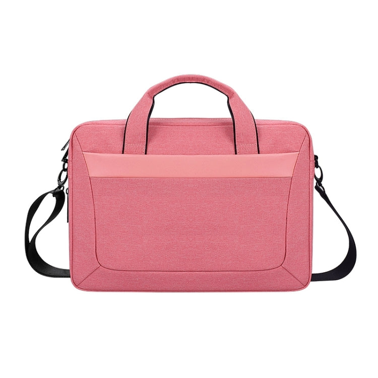 Túi đựng laptop mở rộng, chống nước, chống mài mòn bằng vải Oxford DJ06 cho laptop 15.6 inch, có dây đeo vai tháo rời, 15.6 inch