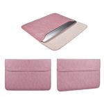 Túi lót laptop bằng da PU01S, khóa nam châm ngang vô hình cho laptop 14.1 inch, kèm túi nhỏ, 14.1 inch kèm túi nhỏ
