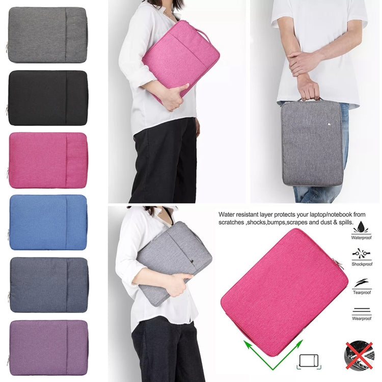 Túi Đựng Laptop Denim Mềm Thời Trang Đa Năng 11.6 inch Có Khóa Kéo Dùng Cho MacBook Air, Lenovo và Các Laptop Khác, Kích thước: 32.2x21.8x2cm, 11.6 inch Tím, 11.6 inch Hồng Đậm, 11.6 inch Xanh Dương, 11.6 inch Xám, 11.6 inch Xanh Đậm