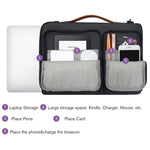Túi xách laptop chống nước bằng nylon cho laptop 15-15.6 inch có dây kéo vali, 15-15.6 inch
