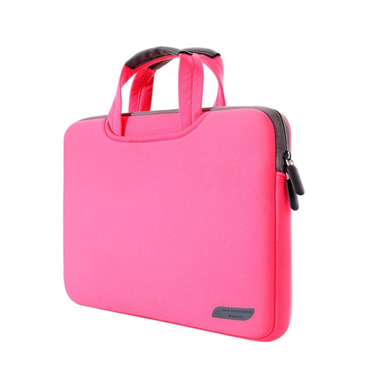 Túi tay cầm thoáng khí di động 12 inch cho MacBook, Lenovo và các laptop khác, Kích thước: 32x21x2cm, 12 inch màu hồng đậm, 12 inch màu xám, 12 inch màu xanh lá, 12 inch màu hồng, 12 inch màu đen