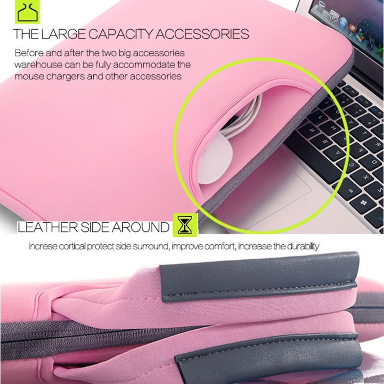 Túi tay cầm thoáng khí di động 12 inch cho MacBook, Lenovo và các laptop khác, Kích thước: 32x21x2cm, 12 inch màu hồng đậm, 12 inch màu xám, 12 inch màu xanh lá, 12 inch màu hồng, 12 inch màu đen
