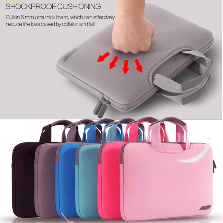 Túi tay cầm thoáng khí di động 12 inch cho MacBook, Lenovo và các laptop khác, Kích thước: 32x21x2cm, 12 inch màu hồng đậm, 12 inch màu xám, 12 inch màu xanh lá, 12 inch màu hồng, 12 inch màu đen