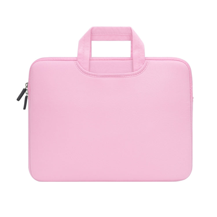 Túi tay cầm thoáng khí di động 13.3 inch cho MacBook Air / Pro, Lenovo và các laptop khác, Kích thước: 34x25.5x2.5cm, 13.3 inch màu hồng đậm, 13.3 inch màu xám, 13.3 inch màu xanh lá, 13.3 inch màu hồng, 13.3 inch màu đen