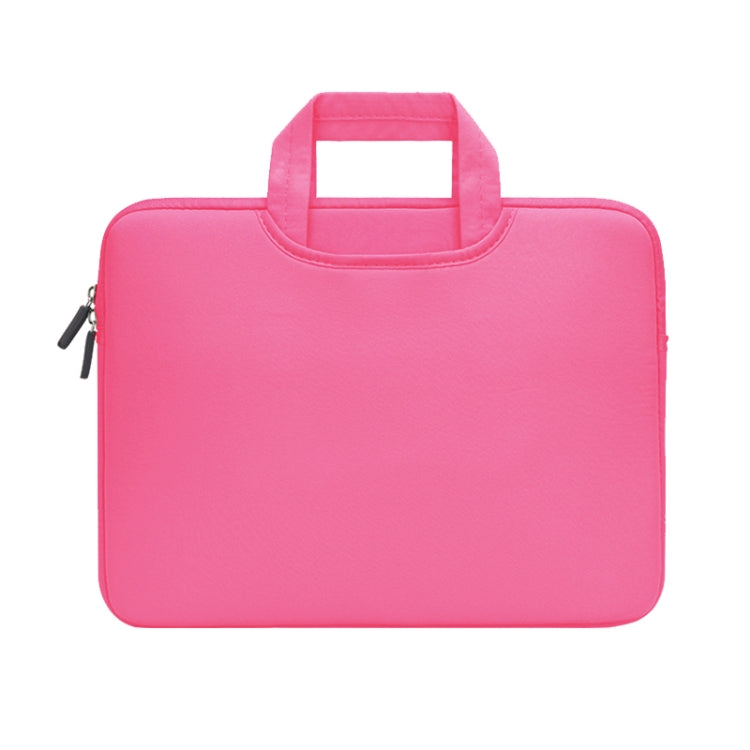 Túi tay cầm thoáng khí di động 13.3 inch cho MacBook Air / Pro, Lenovo và các laptop khác, Kích thước: 34x25.5x2.5cm, 13.3 inch màu hồng đậm, 13.3 inch màu xám, 13.3 inch màu xanh lá, 13.3 inch màu hồng, 13.3 inch màu đen