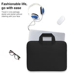Túi tay cầm thoáng khí di động 13.3 inch cho MacBook Air / Pro, Lenovo và các laptop khác, Kích thước: 34x25.5x2.5cm, 13.3 inch màu hồng đậm, 13.3 inch màu xám, 13.3 inch màu xanh lá, 13.3 inch màu hồng, 13.3 inch màu đen