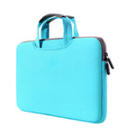 Túi tay cầm thoáng khí di động 15.4 inch cho MacBook Air / Pro, Lenovo và các laptop khác, Kích thước: 38x27.5x3.5cm, 15.4 inch màu xám, 15.4 inch màu xanh lá, 15.4 inch màu hồng, 15.4 inch màu đen