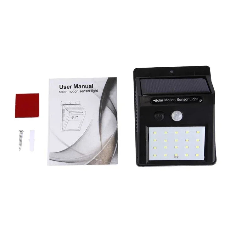 20 đèn LED cho sân vườn / nhà / lối đi / cầu thang / tường ngoài, 20 đèn LED ánh sáng trắng