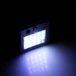 20 đèn LED cho sân vườn / nhà / lối đi / cầu thang / tường ngoài, 20 đèn LED ánh sáng trắng