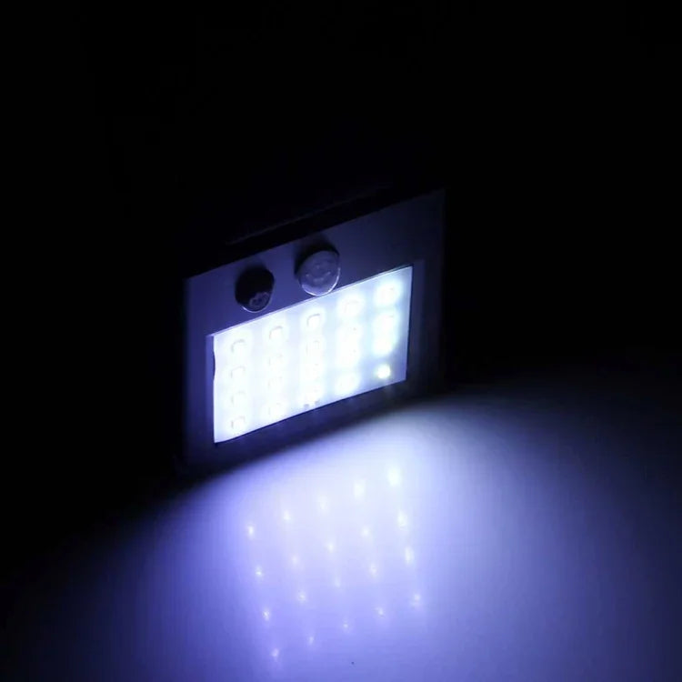 20 đèn LED cho sân vườn / nhà / lối đi / cầu thang / tường ngoài, 20 đèn LED ánh sáng trắng