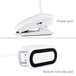 Đèn bảo vệ mắt thiết kế vòng rỗng cổ ngỗng linh hoạt 28 LED kèm kẹp và chức năng đèn ngủ nhỏ, TGX-770