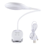 Đèn bảo vệ mắt thiết kế vòng rỗng cổ ngỗng linh hoạt 28 LED kèm kẹp và chức năng đèn ngủ nhỏ, TGX-770