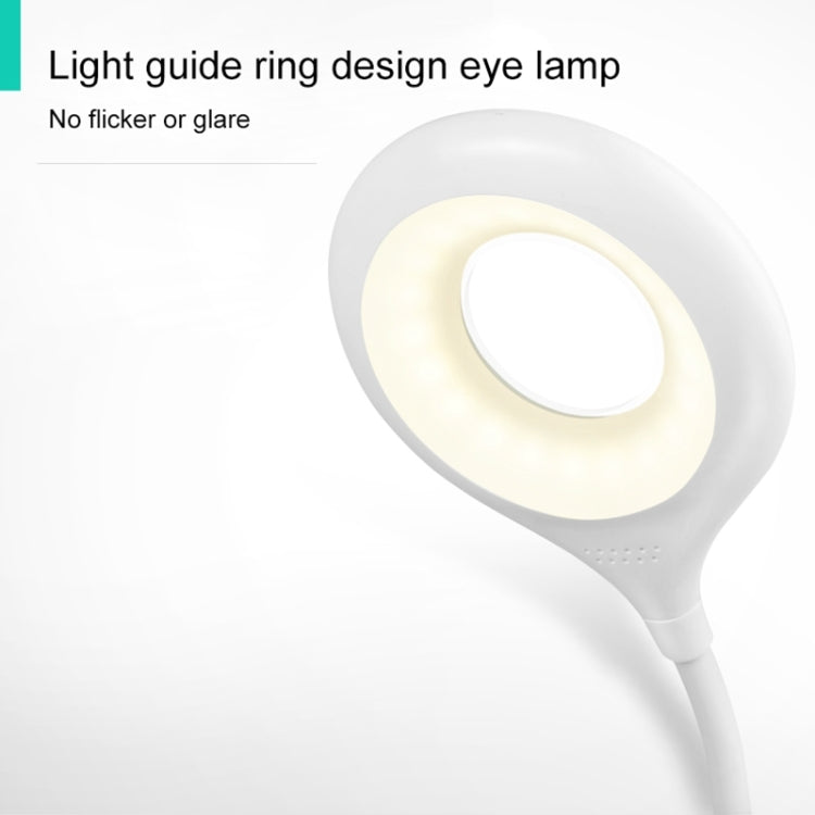 Đèn bảo vệ mắt thiết kế vòng rỗng cổ ngỗng linh hoạt 28 LED kèm giá đỡ bút / chức năng đèn ngủ nhỏ, TGX-772