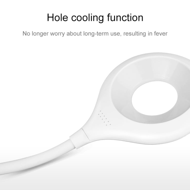 Đèn bảo vệ mắt thiết kế vòng rỗng cổ ngỗng linh hoạt 28 LED kèm giá đỡ bút / chức năng đèn ngủ nhỏ, TGX-772