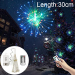 Đèn trang trí LED 150 bóng dùng hộp pin, có điều khiển từ xa, ánh sáng nhiều màu 30CM, ánh sáng trắng 30CM, ánh sáng trắng ấm 30CM