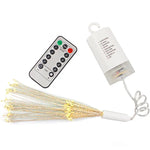 Đèn trang trí LED 150 bóng dùng hộp pin, có điều khiển từ xa, ánh sáng nhiều màu 30CM, ánh sáng trắng 30CM, ánh sáng trắng ấm 30CM