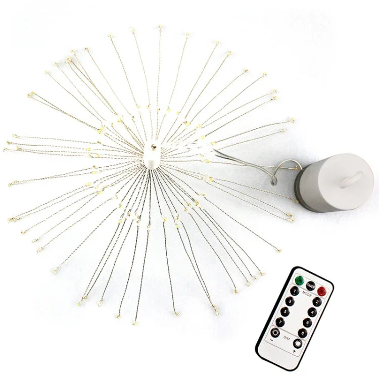 Đèn trang trí LED 150 bóng dùng hộp pin, có điều khiển từ xa, ánh sáng nhiều màu 30CM, ánh sáng trắng 30CM, ánh sáng trắng ấm 30CM