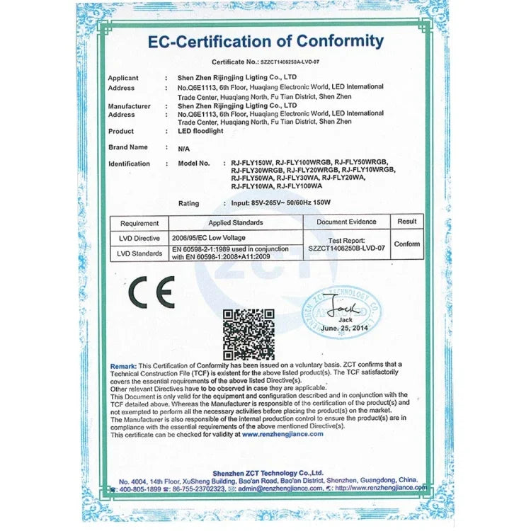 750LM có điều khiển từ xa, AC 110-265V, 10W