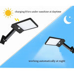 Đèn phẳng điều khiển từ xa năng lượng mặt trời 6W 800LM 48 đèn LED kèm giá đỡ