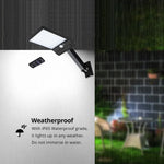 Đèn phẳng điều khiển từ xa năng lượng mặt trời 6W 800LM 48 đèn LED kèm giá đỡ