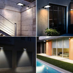 Đèn phẳng điều khiển từ xa năng lượng mặt trời 6W 800LM 48 đèn LED kèm giá đỡ