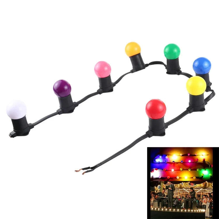 1m bóng đèn LED trang trí nhà 2W E27 8 đèn LED 2835 SMD, AC 110V, AC 110V, DC 12V, AC 220V