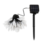 Dây đèn năng lượng mặt trời hình ma 30 bóng LED chống nước trang trí lễ hội Giáng Sinh ngoài trời cho vườn