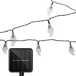 Dây đèn năng lượng mặt trời hình ma 30 bóng LED chống nước trang trí lễ hội Giáng Sinh ngoài trời cho vườn