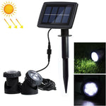 Đèn pha năng lượng mặt trời ngoài trời chống nước LED hai đầu, hai đầu