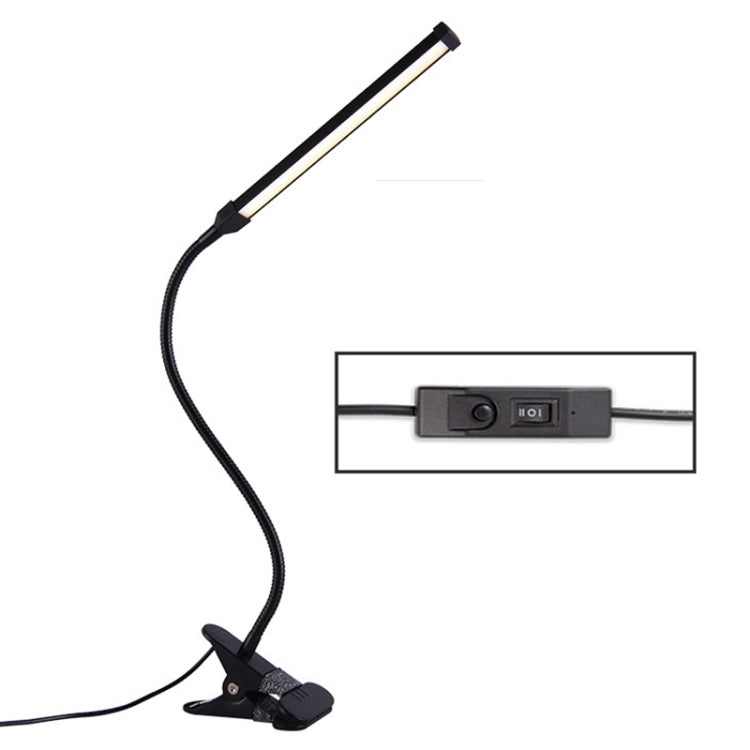 Đèn bàn LED 8W gập điều chỉnh bảo vệ mắt, phiên bản cắm USB, phiên bản cắm USB (Trắng), phiên bản cắm USB (Đen)